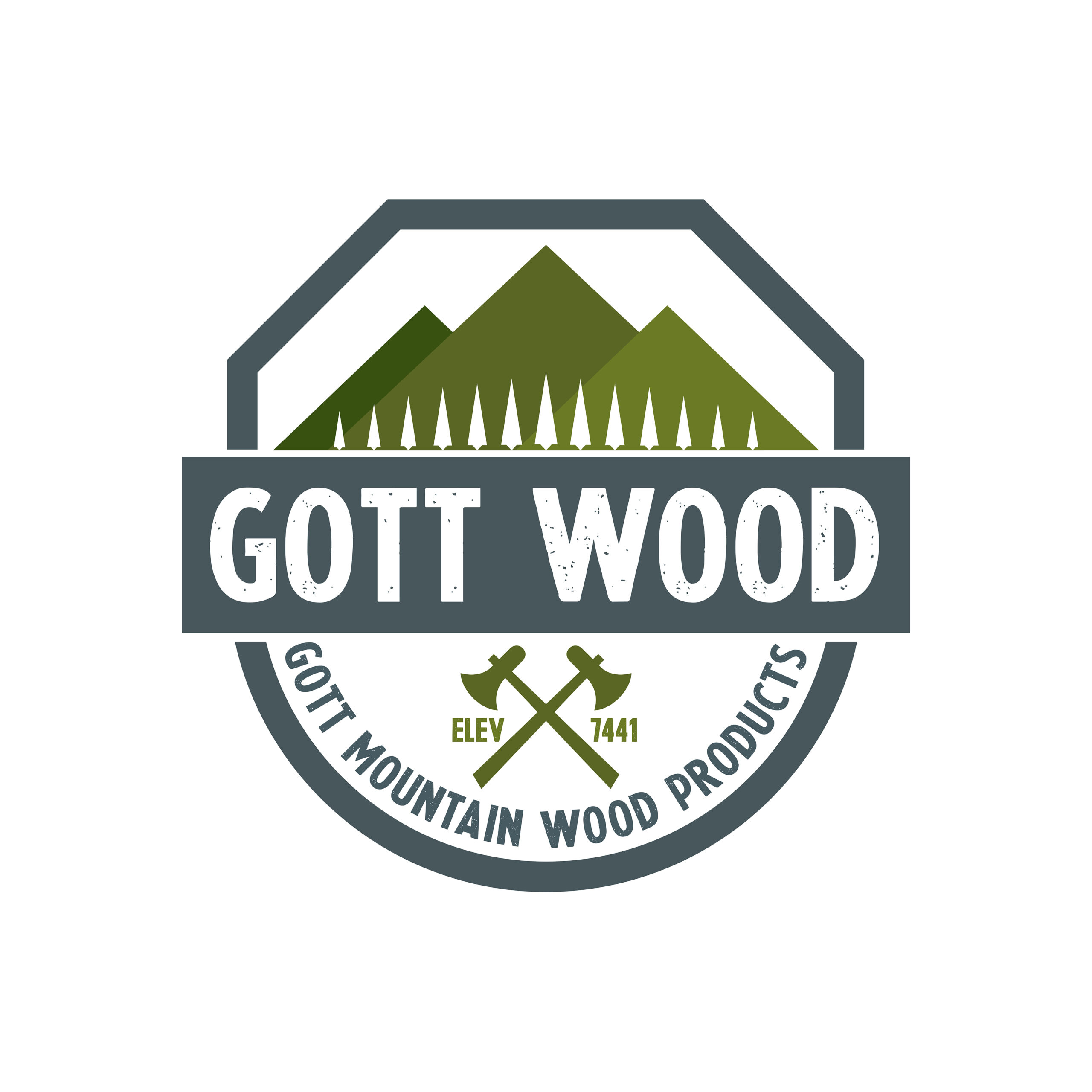 logo design - case study: Gott Wood Products