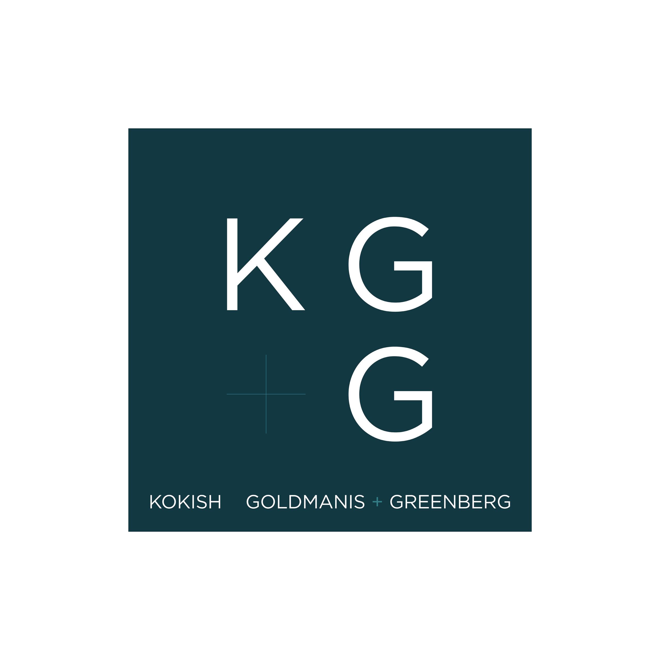 logo design - case study: Kokish, Goldmanis + Greenberg law firm, Castle Rock, Colorado