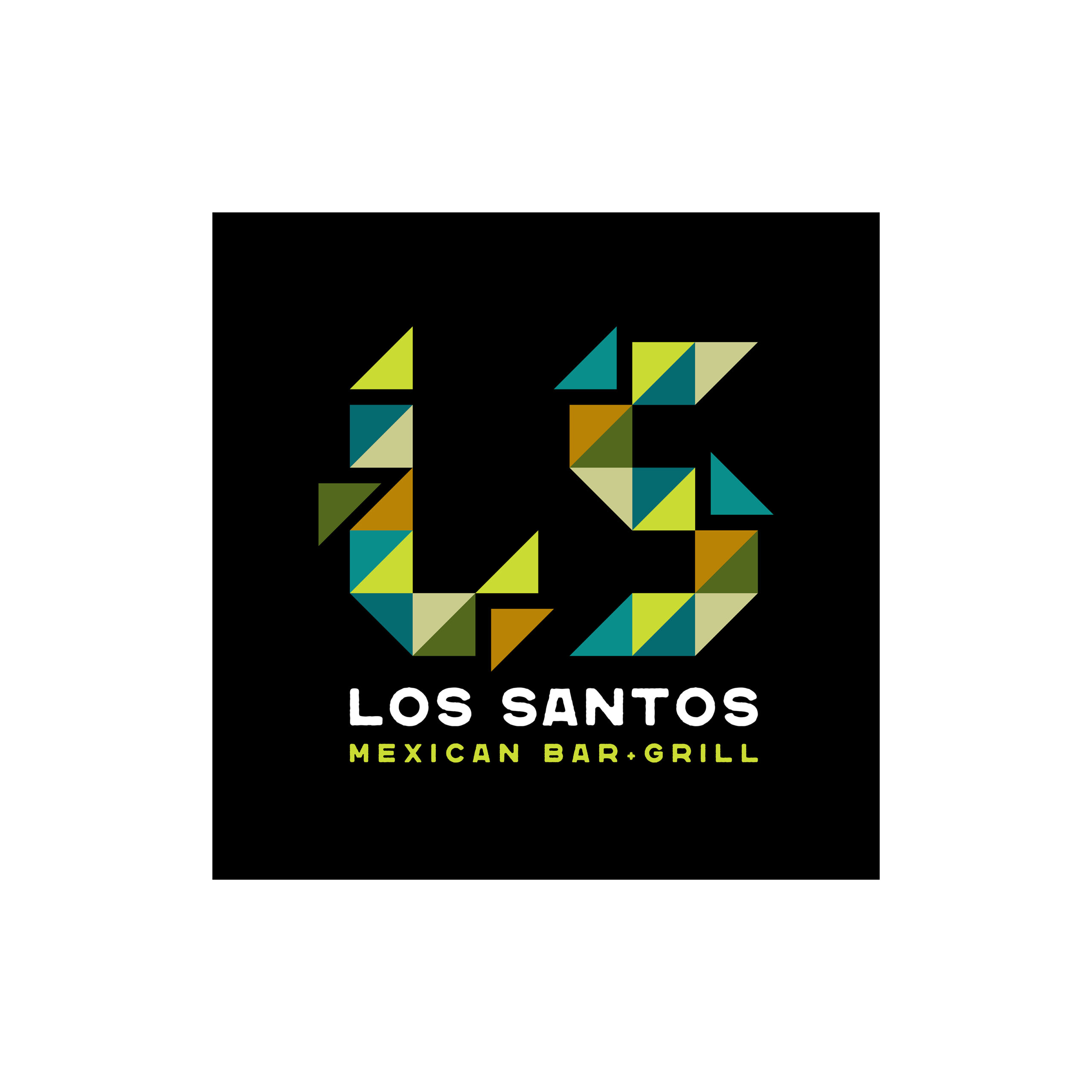 logo design - case study: Los Santos Mexican Restaurant