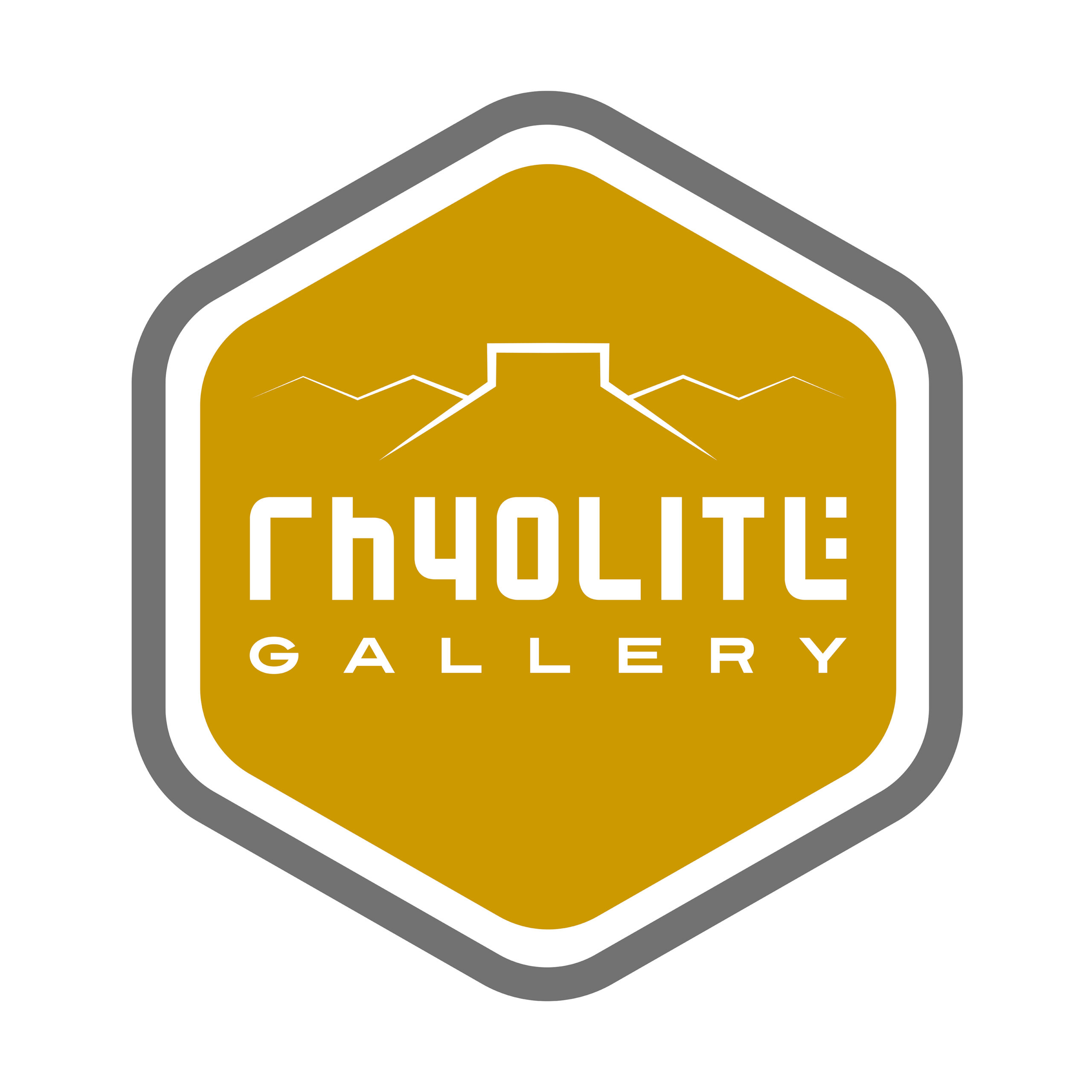 logo design - case study: Rhyolite Gallery